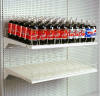 Gravity Feed Bottle Shelves